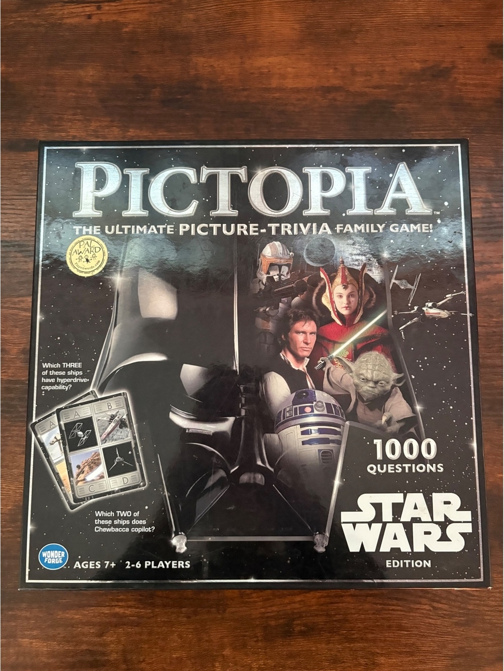 Star Wars Pictopia Picture Trivia Board Game – 1000 Questions